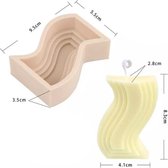 ZoeZo - Kaarsmal Geometrisch - Abstract - Nordic - Kaars mallen - Siliconen mal - Zelf kaarsen maken - Gips & epoxy gieten - Zeep maken