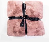 Faux Fur Plaid - Soft Pink - Floorpassion X Fred