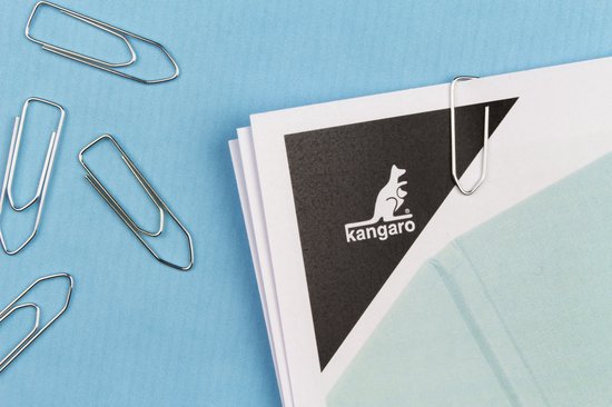 Kangaro paperclips - 32 mm - verzinkt - 100 stuks - K-10032 - Kangaro
