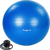 Yoga - Yoga bal - Pilates bal - Yoga bal 65 cm - Fitness bal - Fitness bal 65 cm - Inclusief pomp - Blauw
