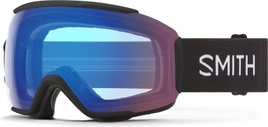 DAREDEVIL SHINY BLACK / BLUE SENSOR MIRROR ANTIFOG