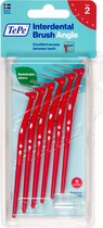 Bol.com 10x TePe Angle Interdentale Ragers 05 mm Rood 6 stuks aanbieding