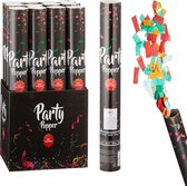 XL Party Popper Party Pop Confetti Cannon Confetti Shooter 38 cm (12 stuks)