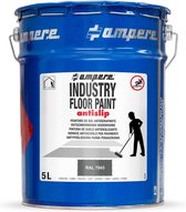 Traffic industry antislip floor paint markeerverf, grijs 5 liter
