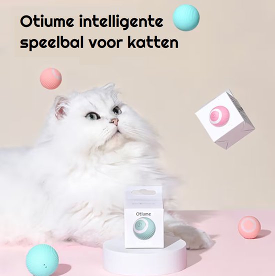 Slimme Katten Speeltje - Interactieve Zelf Rollende Bal Voor Katten Kattenspeeltjes Usb Oplaadbaar Interactief Kattenspeeltje Zelfrollende Bal Voor Katten En Honden Oplaadbaar Interactief K