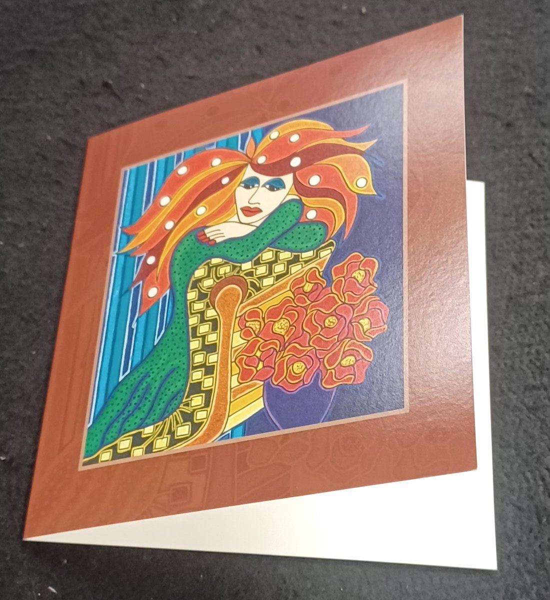 kaart Marlies van Wezel -Droomboeket 16 x 16 cm 4 stuks