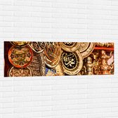 Muursticker - Bedrukte Chinese Borden - 150x50 cm Foto op Muursticker