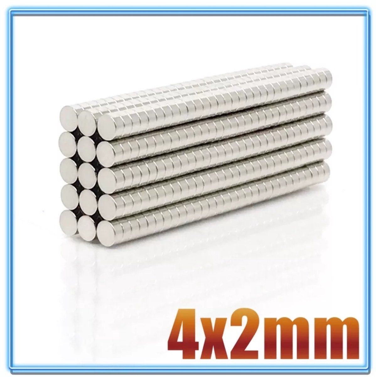 Ronde platte neodymium mini magneetjes 150 stuks - 4 x 2 mm - neodymium magneet - koelkast - whiteboard