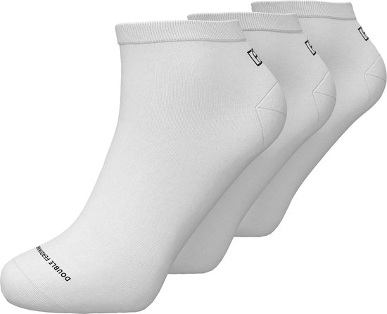 DOUBLE FERDINAND - Enkelsokken - 3-Pack - Wit - 39/42