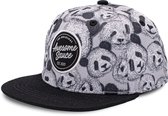 Awesome Sauce - Awesome Panda - 46cm tot 52cm - Kinderpet kinderen - Pet - Snapback