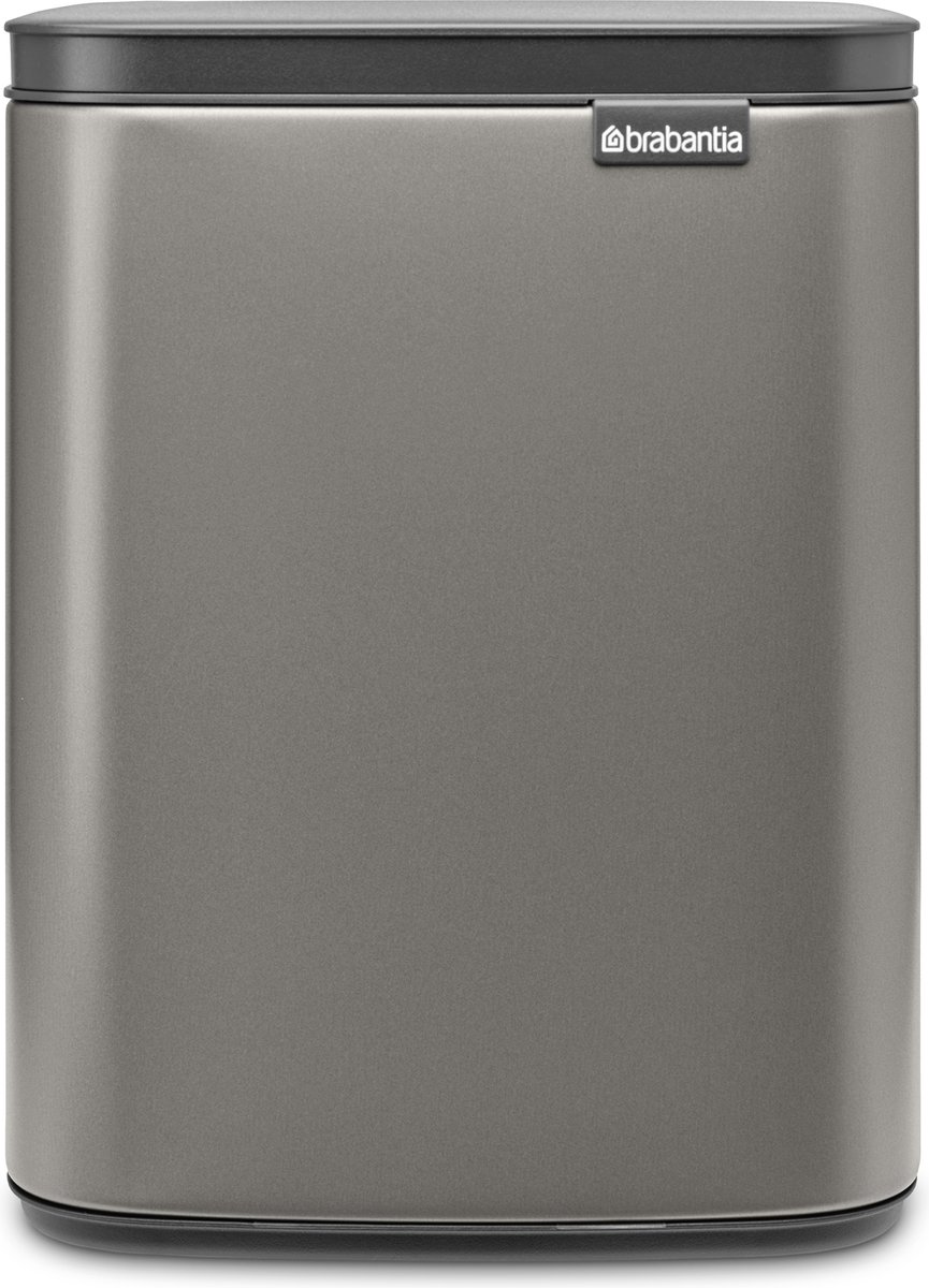 Goedkoopste Brabantia Bo Prullenbak - 7 liter - Platinum