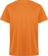 Oranje unisex unisex sportshirt korte mouwen Daytona merk Roly maat L