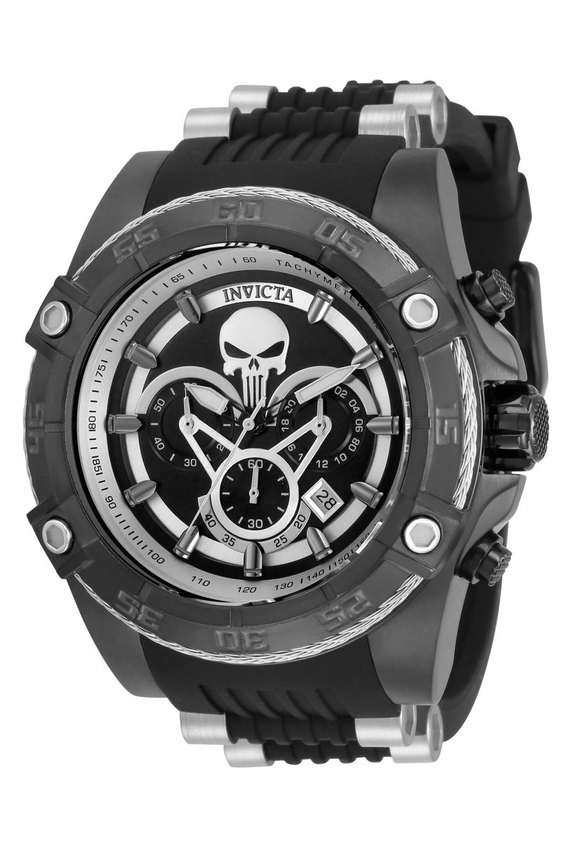 Invicta Marvel - Punisher 35558 Quartz Herenhorloge - 52mm