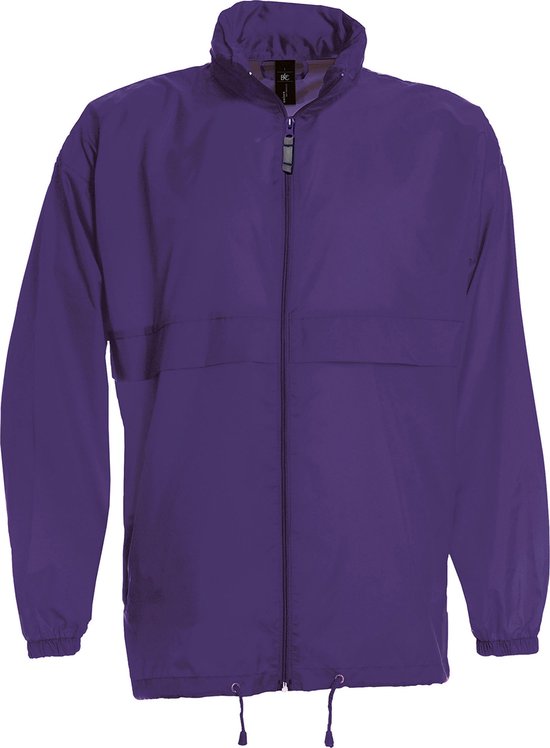 Windjas 'Sirocco Men Windbreaker' B&C Collectie maat XL Paars