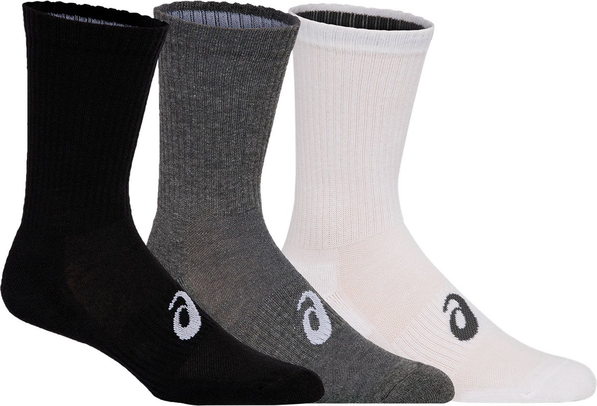 Asics Multi-Sport Sock Cushioned 3-Pack / Sportsokken Zwart