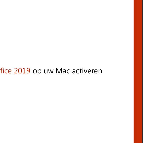 Microsoft Office 2019 Home and Business MAC Cd Key Global