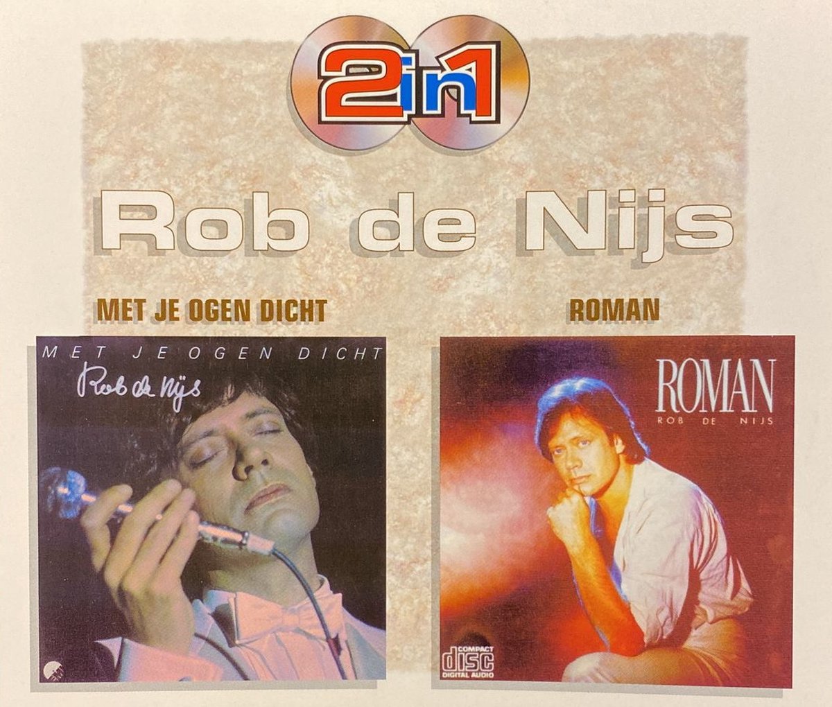 Met Je Ogen Dicht & Roman [2in1 = Dubbel CD ]