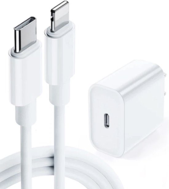 Bloc chargeur secteur rapide 20W USB-C pour iPhone 14/13/12/11/PRO/MAX