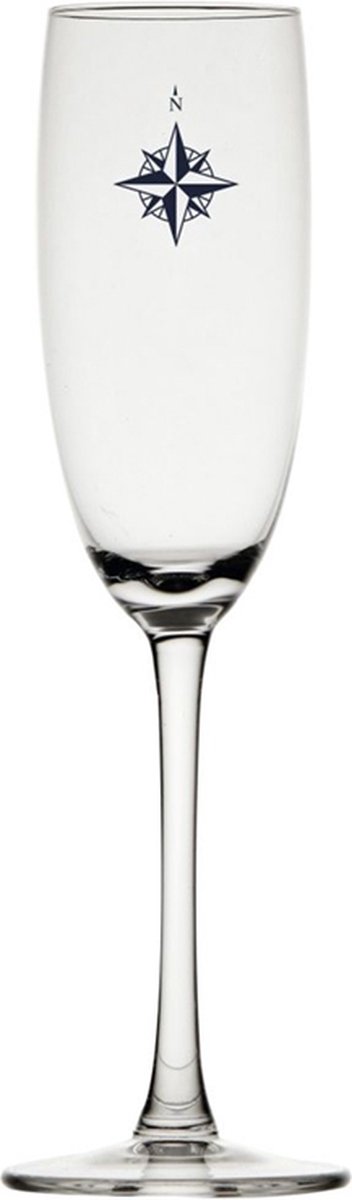 Marine Business 'Northwind' 6 x Ecozen Champagne Glas