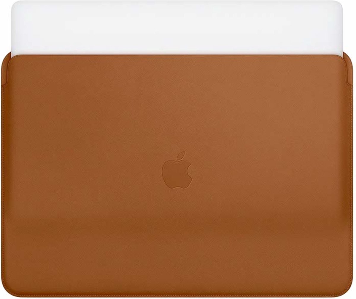 Apple echt lederen Sleeve voor de MacBook 15 inch - Macbook case - 15 inch laptop sleeve – Brown