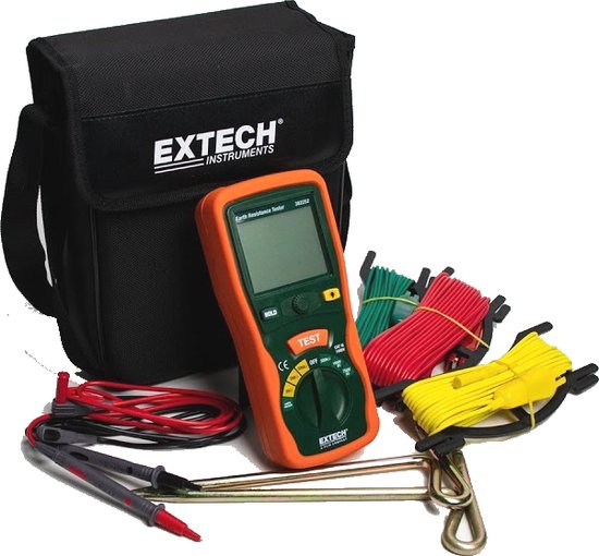 EXTECH 382252: Kit de testeur de résistance de terre