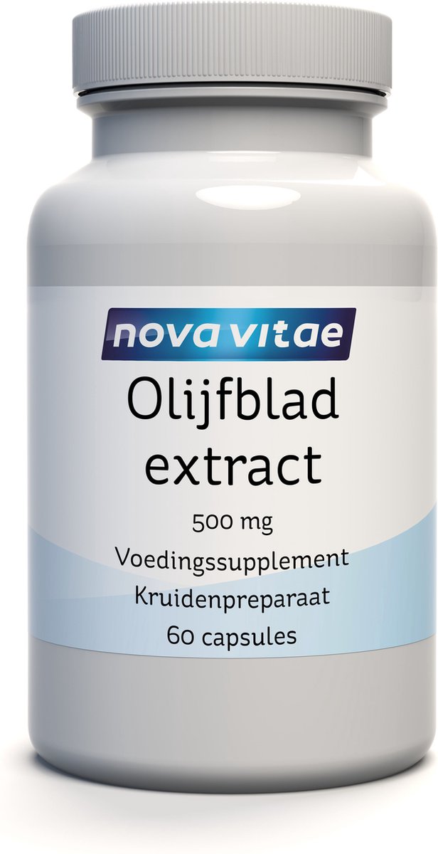 Goedkoopste Nova Vitae - Olijfblad extract - 500 mg - 60 capsules