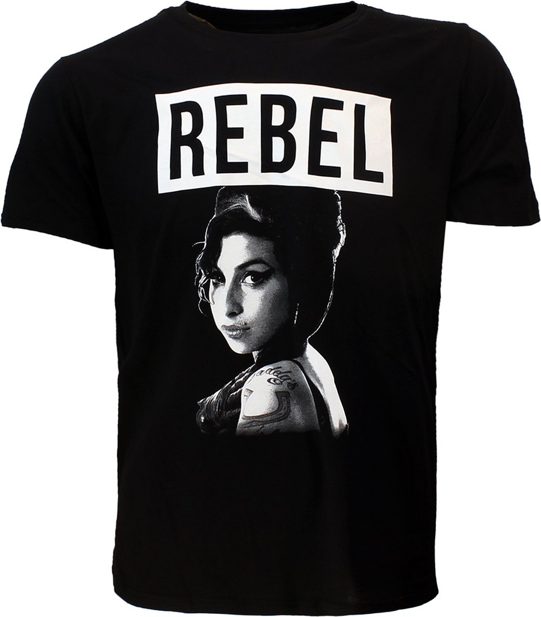 Amy Winehouse Rebel T-Shirt - Officiële Merchandise - M