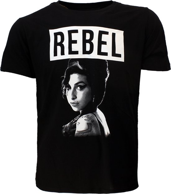 Amy Winehouse Rebel T-Shirt - Officiële Merchandise