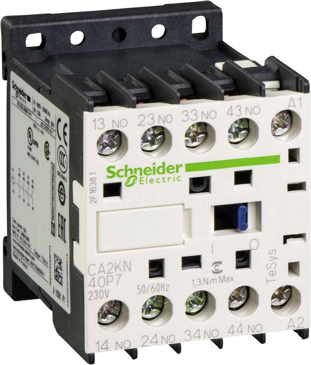 Schneider Electric CA2KN40P7 Hulpbeveiliging 4x NO 1 stuk(s)