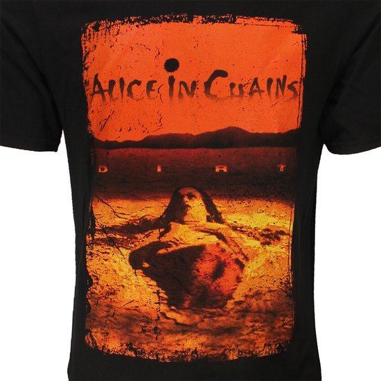 Rock Off T-Shirt Unisex Alice In Chains 'All Eyes' - Ufficiale, Cotone Morbido, Nero, Taglie S-XXL