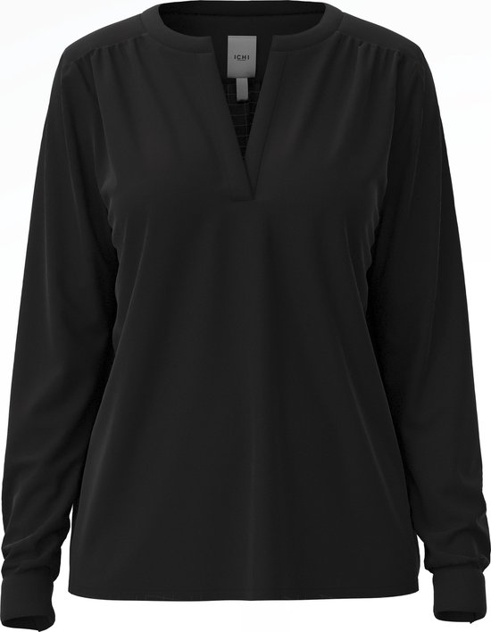 Ichi blouse main Zwart-36