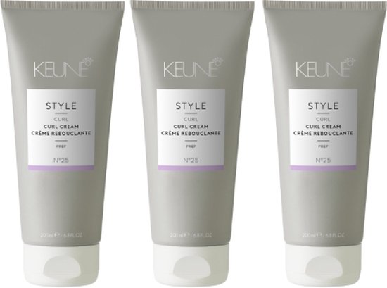 Keune Style - Curl Cream - 3 x 200ml