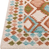 Beliani ERMENEK - Tapis - multicolore - Laine