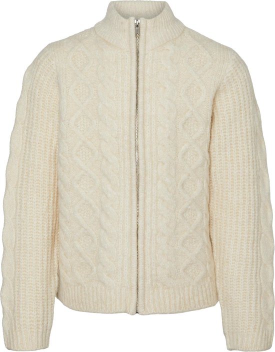 VERO MODA Vmblis LS Long Cardigan Jrs Boo - Cardigan Lungo Donna In Materiale Sostenibile, Caldo E Morbido