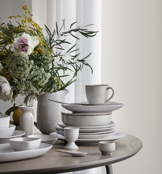 Broste Copenhagen Nordic Sand servies kom op pootjes 8.5 x 3.5 cm set van 4 - Bowl with small feet