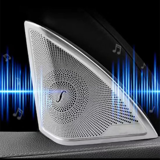 Deur Speaker Audio Speler Cover Trim Protector 3 Hoek Compatibel Met  Mercedes W205... | bol