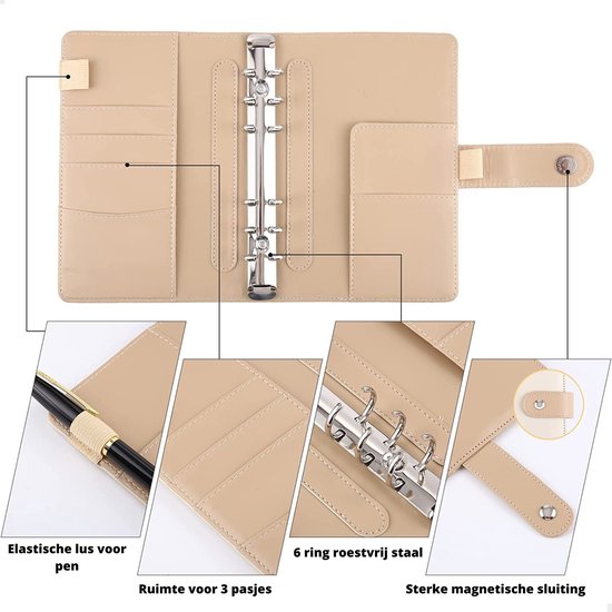 Viquel Budget Planner - Planificateur de budget A5 - 19 x 13 x 3 cm - noir - polyuréthane Pas Cher | Bureau Vallée