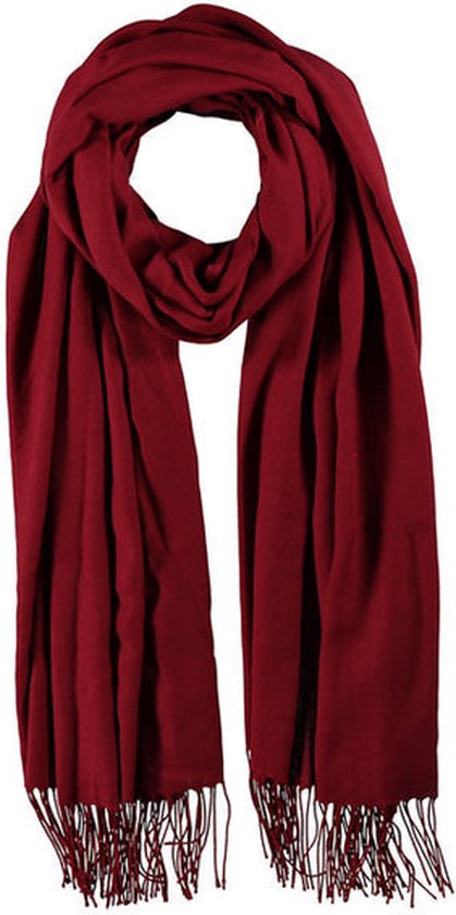 Bijoutheek Pashmina sjaal bourdeaux