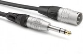 Sommer Cable HBP-XM6S-0090 Audio Adapterkabel [1x XLR-stekker 3-polig - 1x Jackplug male 6,3 mm (mono)] 0.90 m Zwart