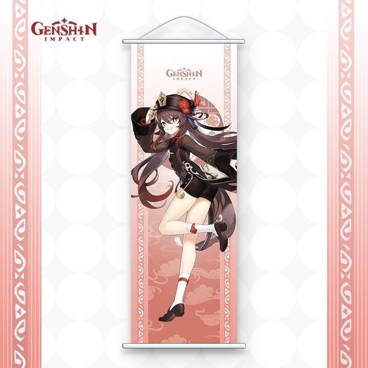 Genshin Impact - Hu Tao - Poster - Anime Merchandise - Canvas - Manga