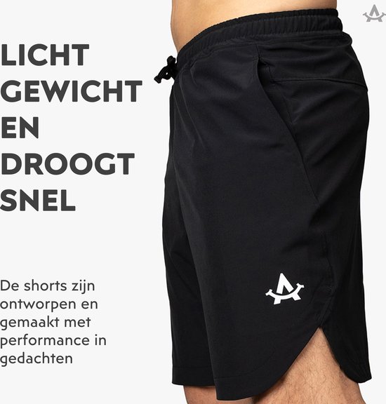 korte fitness broek heren