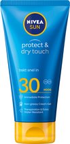 NIVEA SUN Protect & Dry Touch Crème-Gel - Zonnebrand SPF 30 - Zeer waterproof - Geen vettig laagje - 175 ml