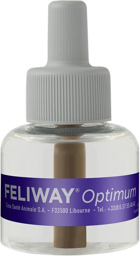 Feliway Optimum - Navulling 3-Pack - 3x flacon 48 ml - Anti-stress Kat - Feliway