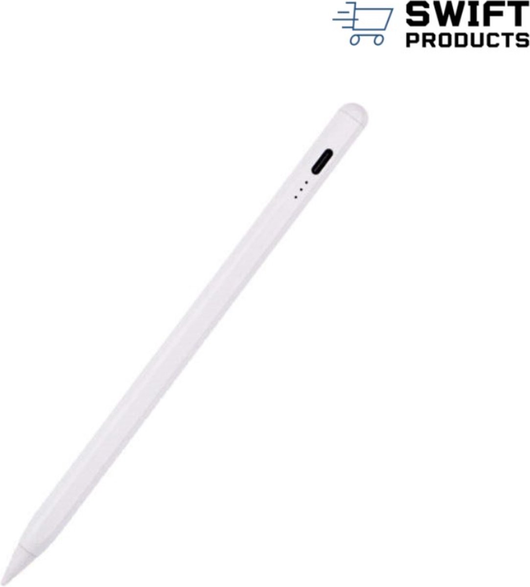 Swift Products Stylus Pen Pro - Alternatief Apple Pencil en Universele Stylus - Met Handdetectie - Wit - Stylus pen ipad - Stylus pen tablet - Voor tablet