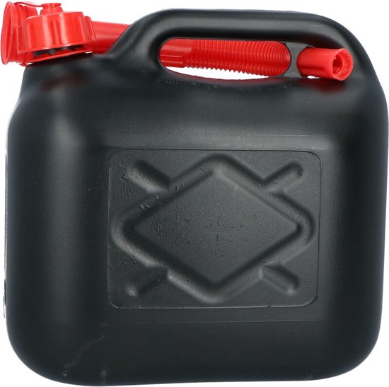 Benzinekan 10L 580gr zwart UN/BAM | BC 050871 | Nederlands