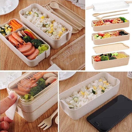 Bento Box Boîte à déjeuner japonaise avec compartiments – 3