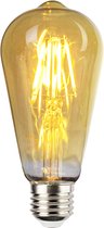 LED Filament lamp amber | 64mm | 6 Watt | 2200K - Extra warm