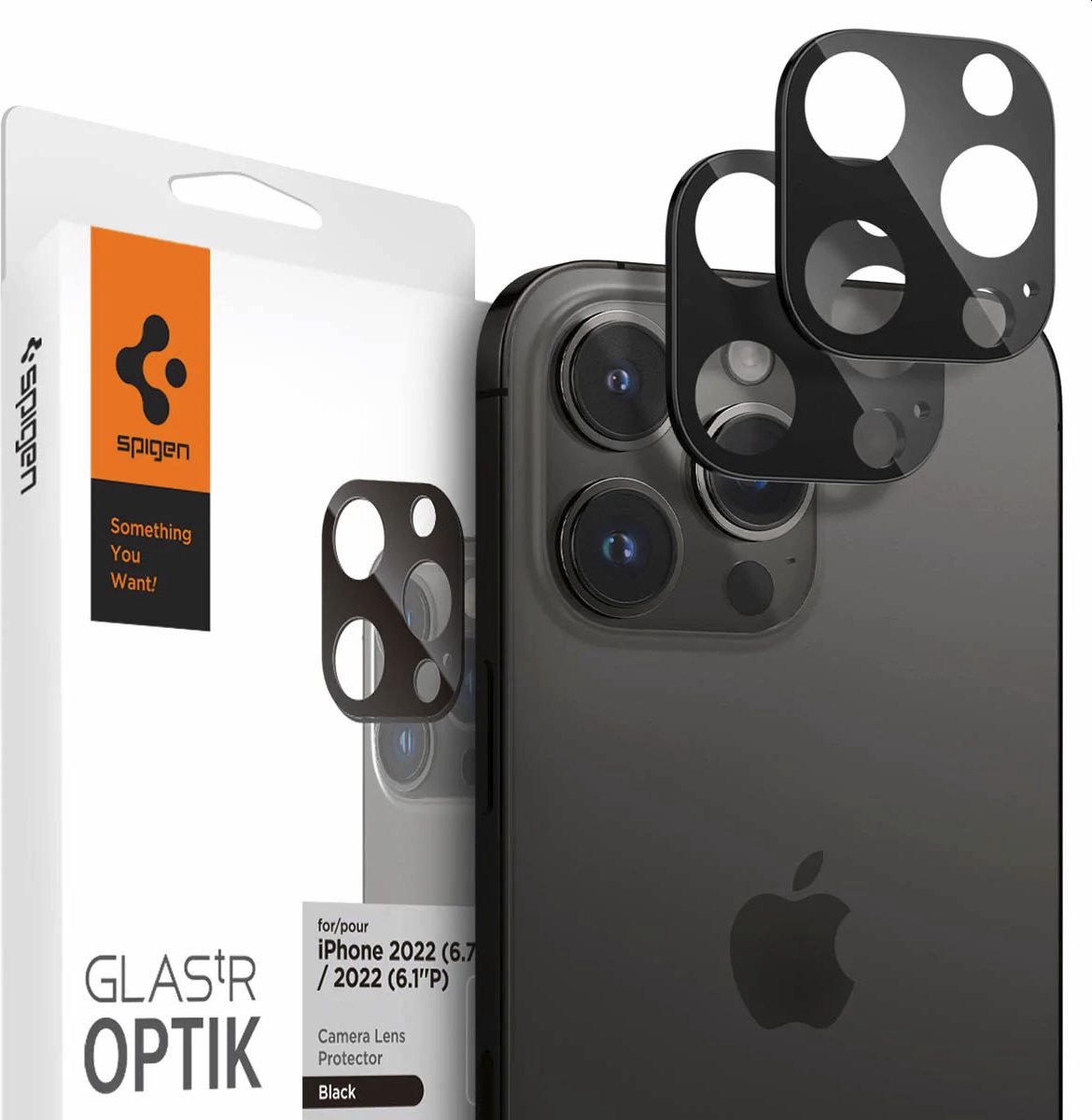 Spigen GLAS.tR EZ Fit Optik Pro Protecteur d'objectif caméra Apple