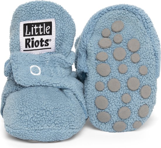 Little Riots - babyslofjes - fleece stepper - voor en voor en - Maanden - schoenmaat