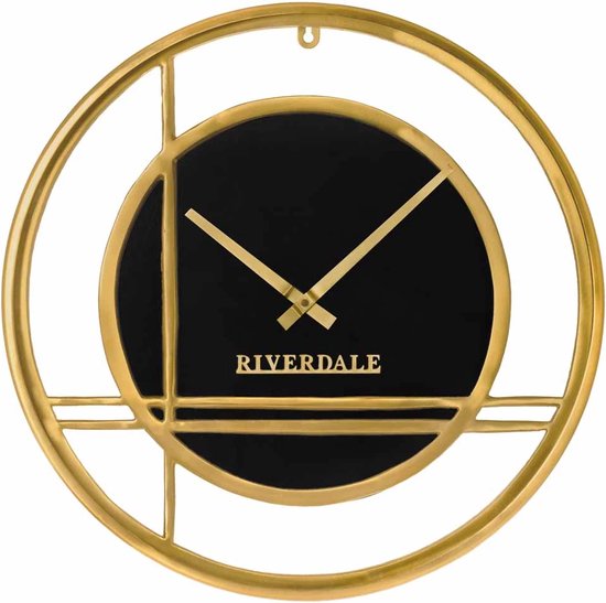 Riverdale - Wandklok Dean Rond - Ø40cm - goud Goud